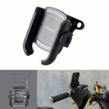 Harley Dyna low rider street bob super glide Handlebar Phone Carrier Mount Holder One-Touch Quick Lock Stand Support 360 Rotation Bracket
