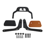 Harley M8 Softail Heritage Classic FLHCS Hydra-Glide Revival FLI Club Style Passenger Backrests Low profile Fixed Mini Sports Sissy Bar 18- - pazoma