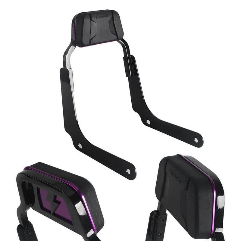 Harley M8 Softail Heritage Classic FLHCS Hydra-Glide Revival FLI Club Style Passenger Backrests Low profile Fixed Mini Sports Sissy Bar 18- - pazoma