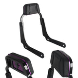 Harley M8 Softail Heritage Classic FLHCS Hydra-Glide Revival FLI Club Style Passenger Backrests Low profile Fixed Mini Sports Sissy Bar 18- - pazoma