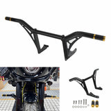 Harley M8 Softail Low Rider S ST FXLR FXBB FXST FXFB FXLRS/T Highway Engine Guard Crash Bar Passenger Peg Frame Slider Carbon End - pazoma