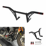 Harley M8 Softail Low Rider S ST FXLR FXBB FXST FXFB FXLRS/T Highway Engine Guard Crash Bar Passenger Peg Frame Slider Carbon End - pazoma