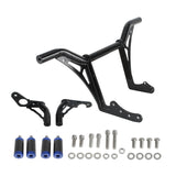 Harley M8 Softail Low Rider S ST FXLR FXBB FXST FXFB FXLRS/T Highway Engine Guard Crash Bar Passenger Peg Frame Slider Carbon End - pazoma