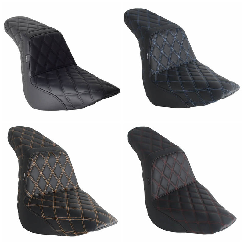 Front Driver & Rear Passenger LS 2-Up Seat For Harley M8 Softail Low Rider ST S FXLR FXLRS FXLRST 117 Sport Glide FLSB 2018-2025 - pazoma