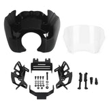 Harley M8 Softail Street Bob Low Rider Standard T-Sport Front Fairing w/Baja Designs LP6 LED Light Bracket Mount Kit 2018-2026