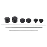 Harley Nightster 975 RH975 CNC Front Rear Wheel Axle Middle Swingarm Pivot Bolt Covers 2022-2023 Black - pazoma