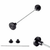 Harley Nightster 975 RH975 CNC Front Rear Wheel Axle Middle Swingarm Pivot Bolt Covers 2022-2023 Black - pazoma