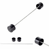 Harley Nightster 975 RH975 CNC Front Rear Wheel Axle Middle Swingarm Pivot Bolt Covers 2022-2023 Black - pazoma