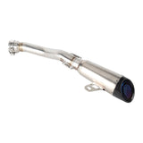 Stainless Steel Street Cannon Muffler Slip-On Pipe Exhaust System w/End Cap Grill For Harley Pan America 1250 ST CVO Special RA1250S RA1250 RA1250SE - pazoma