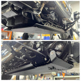 Harley Softail Aluminum Engine Guard Skid Plate 2018-2026 - Belly Pan Chassis Protector - pazoma