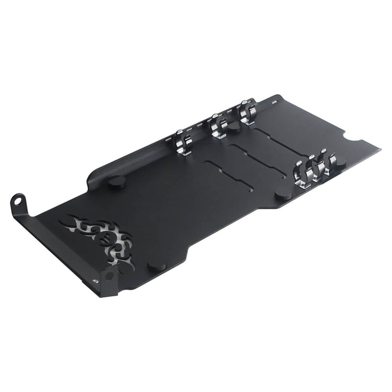 Harley Softail Aluminum Engine Guard Skid Plate 2018-2026 - Belly Pan Chassis Protector - pazoma