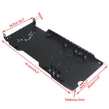 Harley Softail Aluminum Engine Guard Skid Plate 2018-2026 - Belly Pan Chassis Protector - pazoma