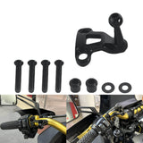 Harley Softail Fat Boy Bob Deluxe Heritage Handlebar Phone Carrier Mount Holder One-Touch Quick Lock Stand 360 Rotation Bracket