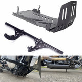 Harley Softail Low Rider FXBBS FXLR S ST FXST FXRST Highway Engine Guard Crash Bar Frame Slider W/Skid Plate Chassis Protection Cover 18UP