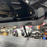 Harley Softail Low Rider S Fat Boy Street Bob Breakout Sport Glide Aluminum Engine Guard Sumpguard Skid Plate Belly Pan Chassis Protection Cover 18-26 - pazoma