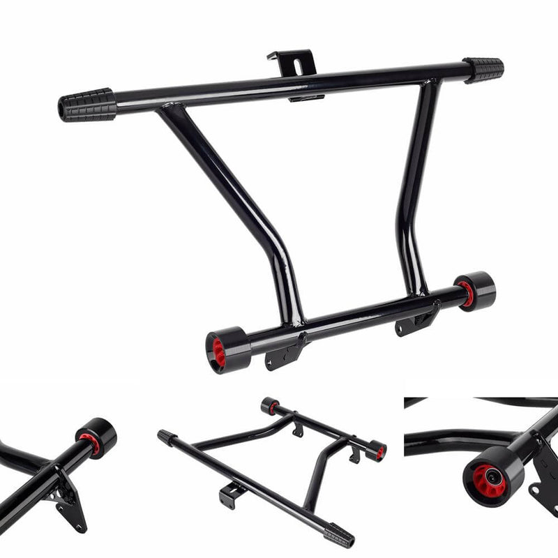 HD Softail Standard Street Bob Low Rider FXLR FXBB FXST Front Rear Highway Peg High 2 Step Engine Guard Crash Bar Passenger Peg Frame Slider - pazoma