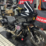 Harley Softail M8 Low Rider ST 117 FXLRST Front High 2 Step Crash Bar Cage Highway Engine Guard Rear Passenger Frame Slider Peg