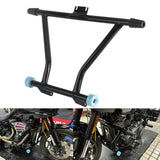 Harley Softail M8 Low Rider ST 117 FXLRST Front High 2 Step Crash Bar Cage Highway Engine Guard Rear Passenger Frame Slider Peg - pazoma