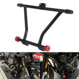 Harley Softail M8 Low Rider ST 117 FXLRST Front High 2 Step Crash Bar Cage Highway Engine Guard Rear Passenger Frame Slider Peg - pazoma