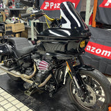 Harley Softail M8 Low Rider ST 117 FXLRST Front High 2 Step Crash Bar Cage Highway Engine Guard Rear Passenger Frame Slider Peg - pazoma