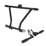 Harley Softail M8 Low Rider ST 117 FXLRST Front High 2 Step Crash Bar Cage Highway Engine Guard Rear Passenger Frame Slider Peg - pazoma