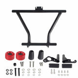 Harley Softail M8 Low Rider ST 117 FXLRST Front High 2 Step Crash Bar Cage Highway Engine Guard Rear Passenger Frame Slider Peg