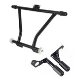 Harley Softail M8 Low Rider ST 117 FXLRST Front High 2 Step Crash Bar Cage Highway Engine Guard Rear Passenger Frame Slider Peg - pazoma