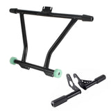 Harley Softail M8 Low Rider ST 117 FXLRST Front High 2 Step Crash Bar Cage Highway Engine Guard Rear Passenger Frame Slider Peg - pazoma