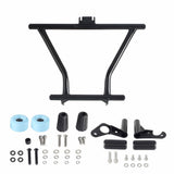 Harley Softail M8 Low Rider ST 117 FXLRST Front High 2 Step Crash Bar Cage Highway Engine Guard Rear Passenger Frame Slider Peg