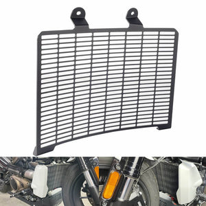 Harley Sportster S 1250 RH1250S Aluminum Radiator Guard Protector Grille Grill Shield Cover Water Tank Shield Black 2021-2024 - pazoma