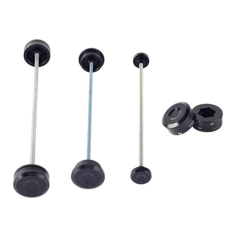 Harley Sportster S 1250 RH1250S Front Rear Wheel Axle Middle Swingarm Pivot Bolt Upper Fork Stem Covers 2021-2024 Black - pazoma