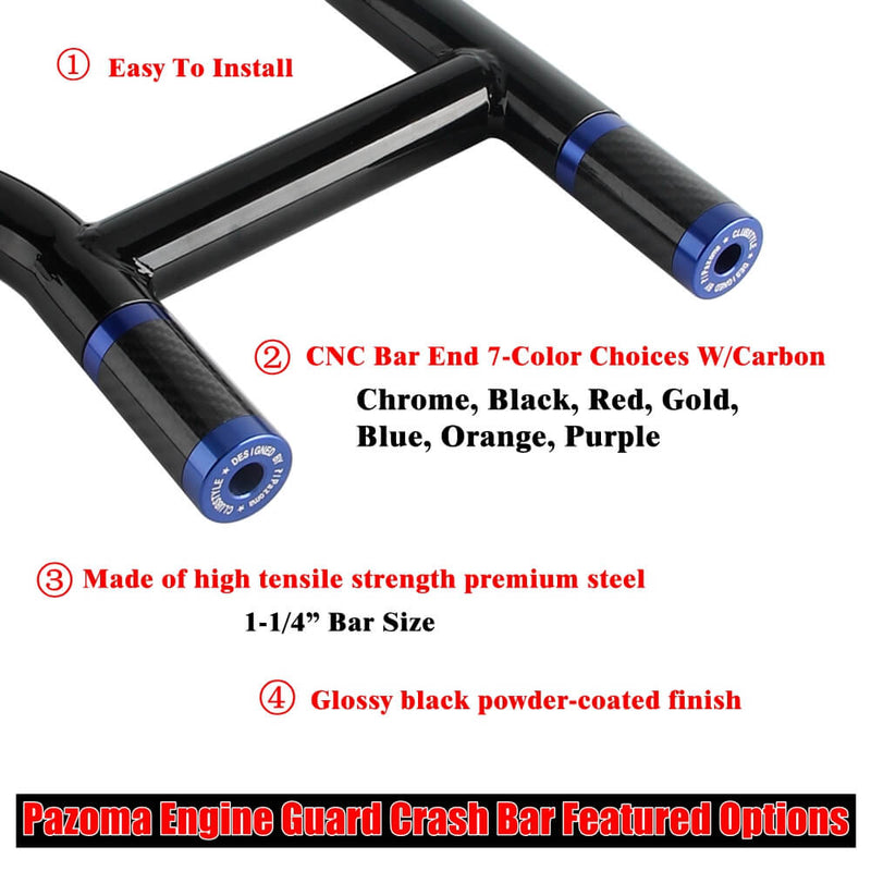 2023.5-2026 Harley Road Glide Street Glide ST CVO FLHXSE FLTRXSE Performance Highway Peg Crash Bar Cage Engine Guard - pazoma