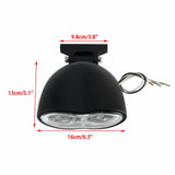 Harley V-Rod Choppers Bobbers Cyclops Custom Motorcycle Headlight Double Oval Wave Twin Headlamp - pazoma