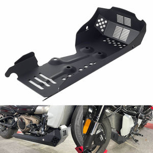 Heavy-duty Aluminum Engine Skid Plate Belly Pan Bash Plate Chassis Protection Cover For Harley Sportster S 1250 RH1250S 2021-2023 - pazoma