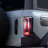 LED Tail Lights for 2021-2024 Ford Bronco Halogen Taillights Upgrade LED Rear Running Brake Lamps Stop Turn Signals Reversing Light Tail Lamps - pazoma