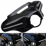 Harley Touring Revival FLH FLHXS FLHXST FLHTCU FLHTK FLHTCUTG FLHT 2014-2024 LED 2023 CVO Style Front Outer Fairing Batwing Cowl w/DRL Turn Signal