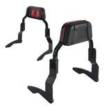Low Mini Pad Short Passenger Sissy Bar Upright Backrest For Harley Touring Road Glide Road King Street Glide Special ST CVO FLHRXS FLTR '14-