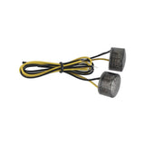 Micro Indicator Round Mini LED Turn Signals Blinkers Indicator Lights Module Smoke For Harley Chopper Bobber Cafe Racer Retro Custom - pazoma
