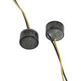 Micro Indicator Round Mini LED Turn Signals Blinkers Indicator Lights Module Smoke For Harley Chopper Bobber Cafe Racer Retro Custom - pazoma