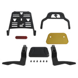 Mini Pad Short Passenger Sissy Bar Upright Backrest W/Luggage Rack For Harley Touring Road Glide Road King Street Glide Special ST CVO '14-