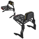 Mini Pad Short Passenger Sissy Bar Upright Backrest W/Luggage Rack For Harley Touring Road Glide Road King Street Glide Special ST CVO '14-