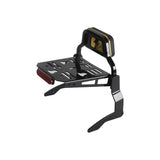 Mini Pad Short Passenger Sissy Bar Upright Backrest W/Luggage Rack For Harley Touring Road Glide Road King Street Glide Special ST CVO '14-