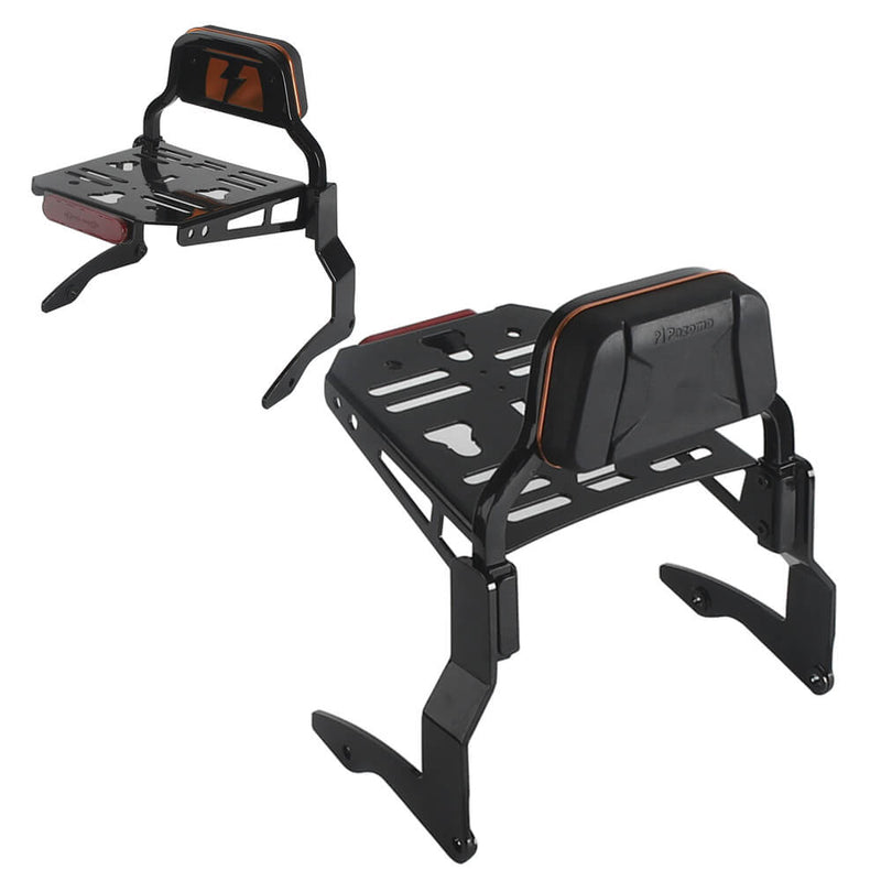 Mini Pad Short Passenger Sissy Bar Upright Backrest W/Luggage Rack For Harley Touring Road Glide Road King Street Glide Special ST CVO '14-