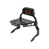 Mini Pad Short Passenger Sissy Bar Upright Backrest W/Luggage Rack For Harley Touring Road Glide Road King Street Glide Special ST CVO '14-