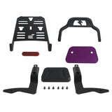 Mini Pad Short Passenger Sissy Bar Upright Backrest W/Luggage Rack For Harley Touring Road Glide Road King Street Glide Special ST CVO '14-