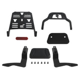 Mini Pad Short Passenger Sissy Bar Upright Backrest W/Luggage Rack For Harley Touring Road Glide Road King Street Glide Special ST CVO '14-