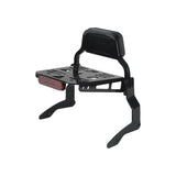 Mini Pad Short Passenger Sissy Bar Upright Backrest W/Luggage Rack For Harley Touring Road Glide Road King Street Glide Special ST CVO '14-