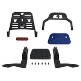 Mini Pad Short Passenger Sissy Bar Upright Backrest W/Luggage Rack For Harley Touring Road Glide Road King Street Glide Special ST CVO '14-