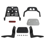 Mini Pad Short Passenger Sissy Bar Upright Backrest W/Luggage Rack For Harley Touring Road Glide Road King Street Glide Special ST CVO '14-