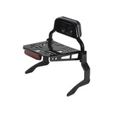 Mini Pad Short Passenger Sissy Bar Upright Backrest W/Luggage Rack For Harley Touring Road Glide Road King Street Glide Special ST CVO '14-